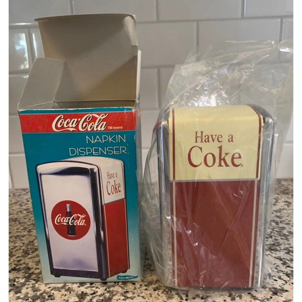 Coca Cola Collectable Napkin Despenser. Brand New in Box! - Picture 1 of 4